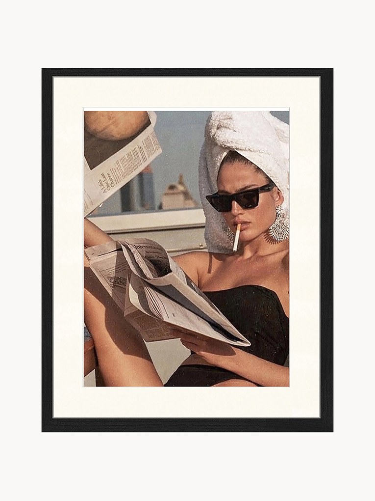 Fotografia emoldurada My Morning Paper