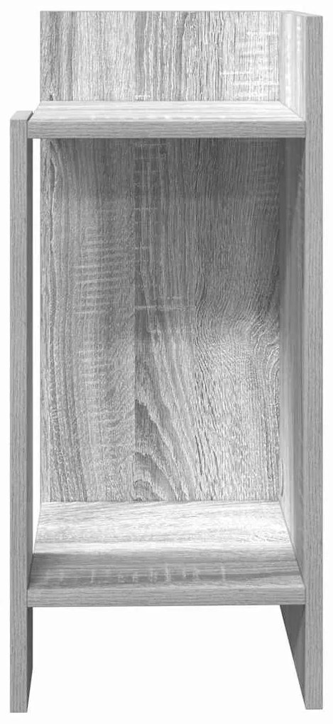 Mesas laterais 2 pcs prateleira 110x50x103 cm cinza sonoma