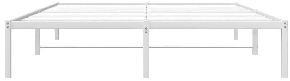 Estrutura de cama 160x200 cm metal branco