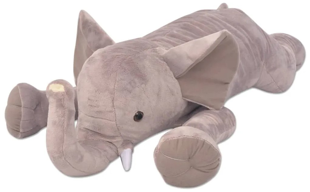 Elefante de brincar em pelúcia XXL 120 cm