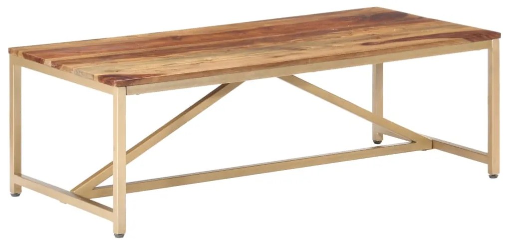 Mesa de centro 120x60x40 cm madeira maciça