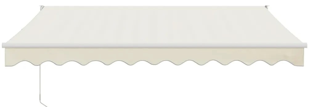 Toldo retrátil automático 3,5x2,5 m cor creme