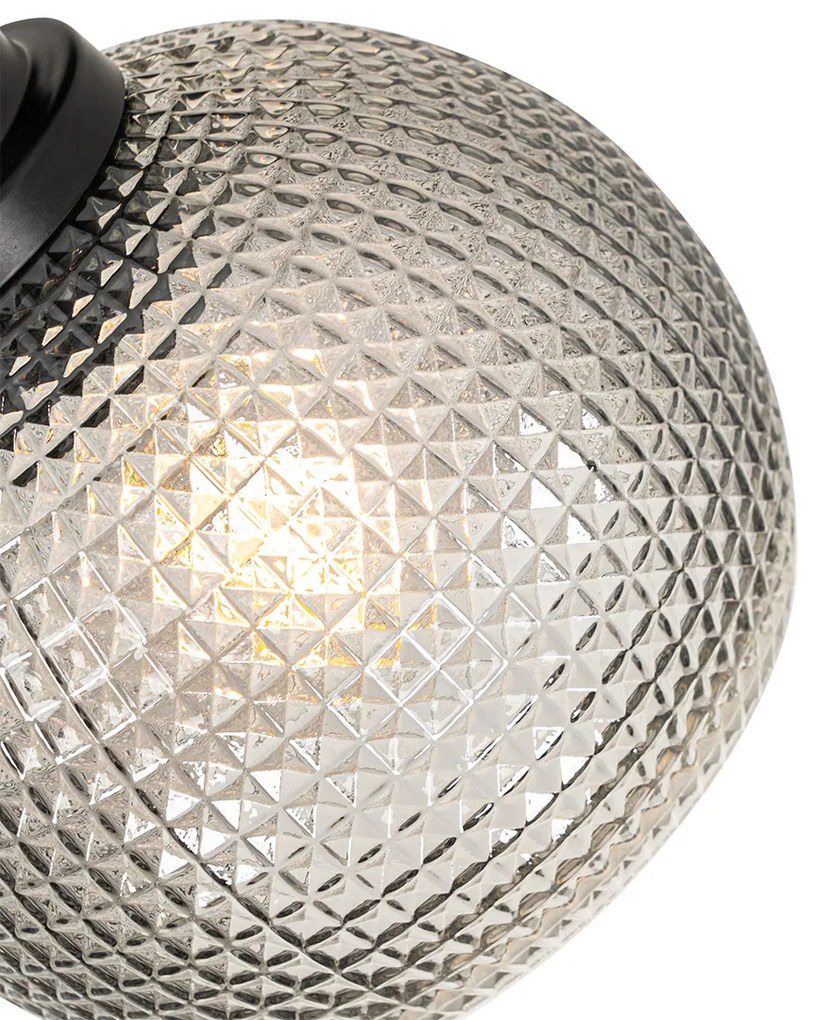 Projetores de design preto com vidro fumê - Chico Design