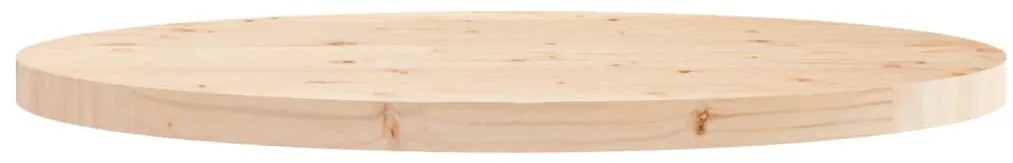 Tampo de mesa redondo Ø90x3 cm madeira de pinho maciça