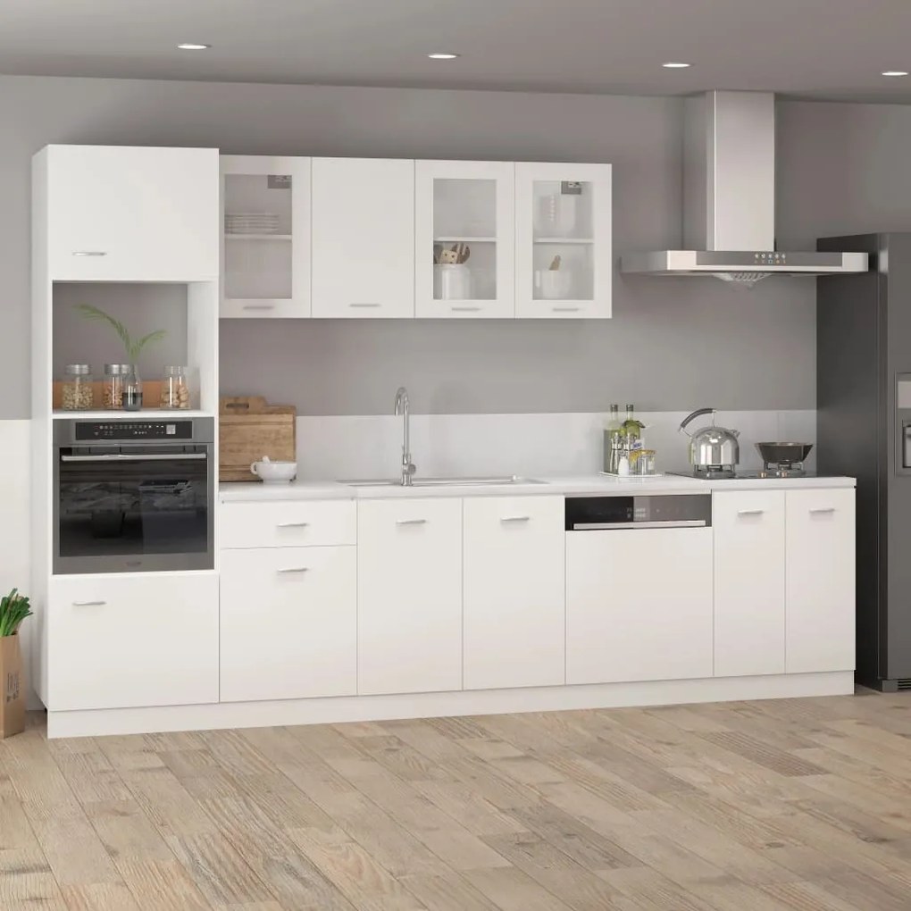 Armário para micro-ondas “Lyon” 60x57x207 cm branco