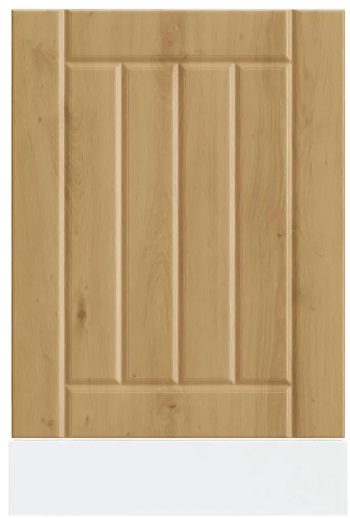 Painel máquina lavar louça deriv. de madeira carvalho artisiano