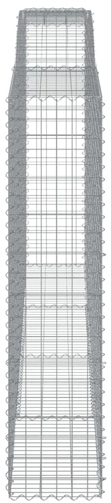 Cestos gabião arqueados 2pcs 400x50x200/220cm ferro galvanizado