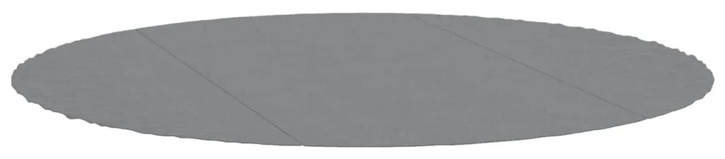 Pano para chão de piscinas Ø366 cm poliéster geotêxtil cinza