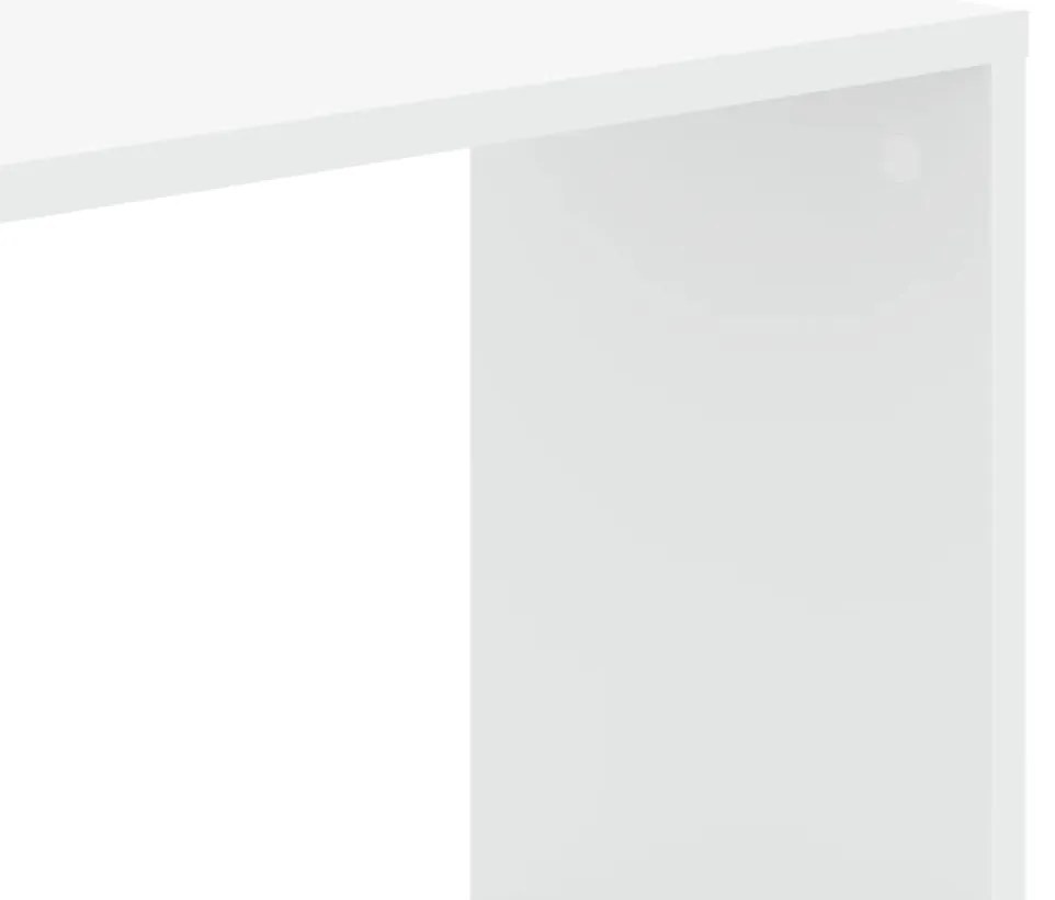 Estante com 5 prateleiras derivados de madeira branco