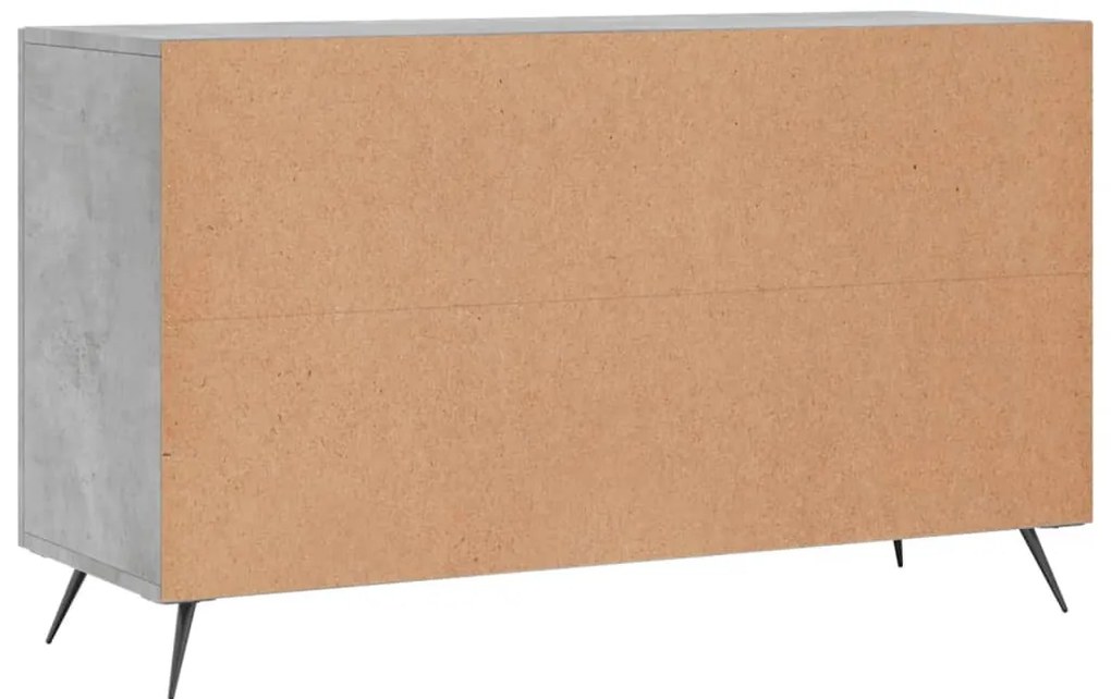 Aparador 100x36x60 cm derivados de madeira cinzento cimento