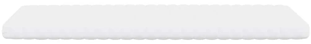 Colchão de espuma 80x210 cm 7 zonas dureza 20 ILD branco