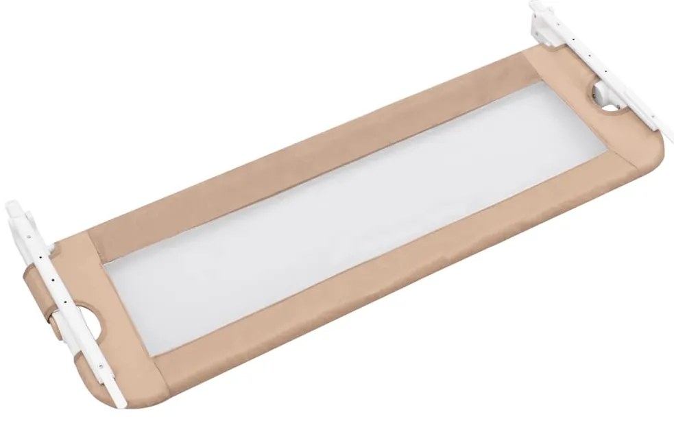 Barra segur. cama infantil 120x42cm poliéster cinza-acastanhado