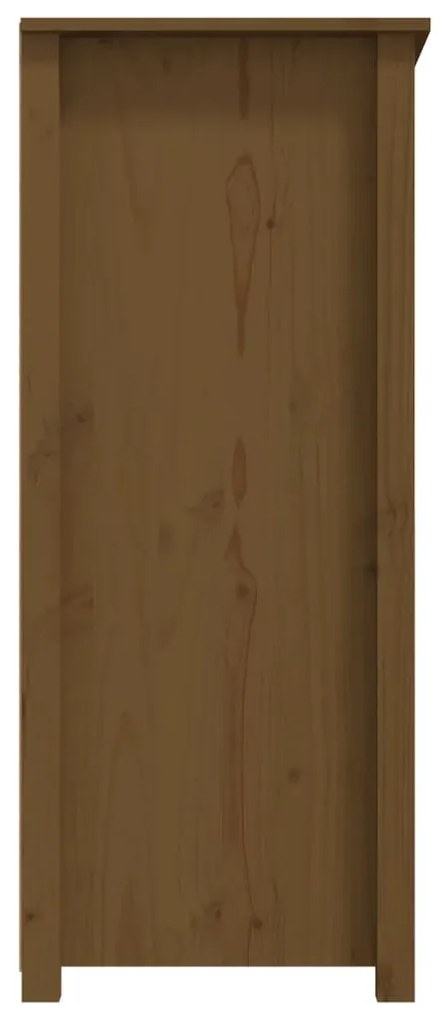 Aparador 83x41,5x100 cm pinho maciço castanho mel