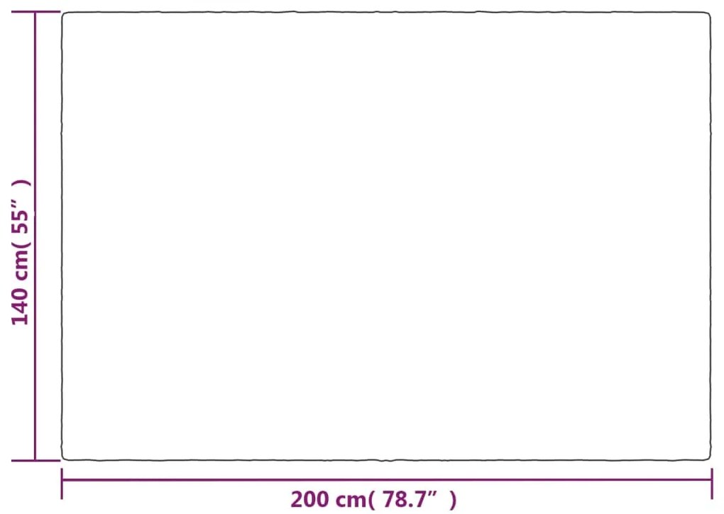 Manta pesada com capa 10 kg 140x200 cm tecido cinzento