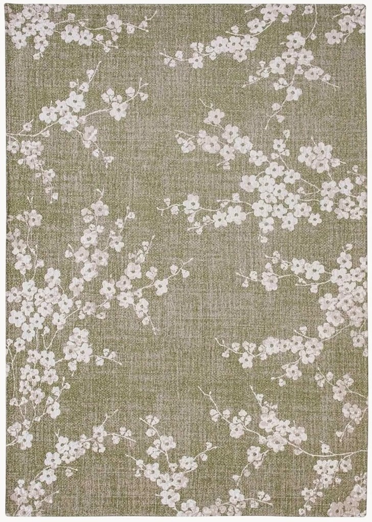 Tapete lavável em jacquard para interior e exterior Sakura