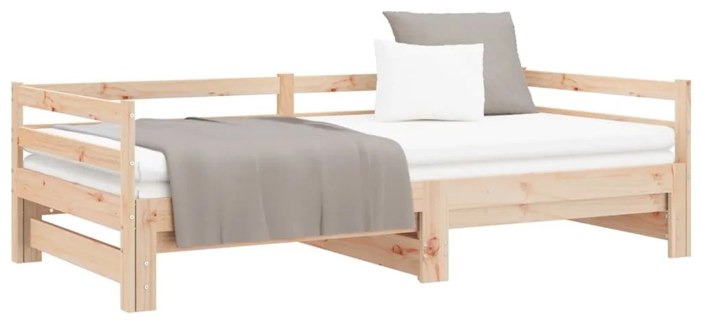 Estrutura sofá-cama de puxar sem colchão 80x200 cm