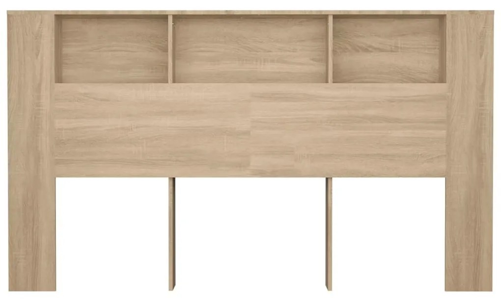 Armário de cabeceira 180x18,5x104,5 cm carvalho sonoma
