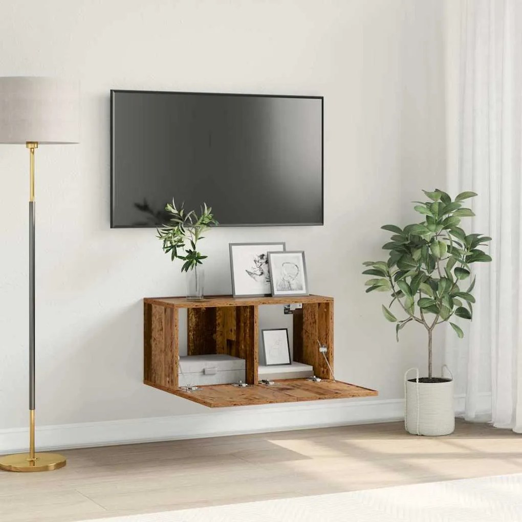 vidaXL Gabinete para TV Madeira Antiga Aglomerado de partículas Médio