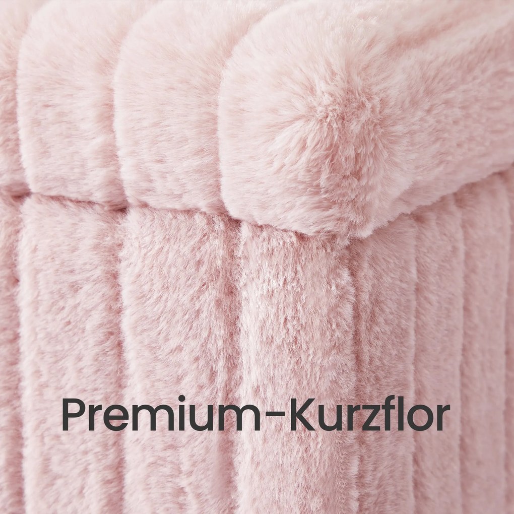 Banco para toucador com espaço de arrumação 30 x 40 x 50 cm Rosa