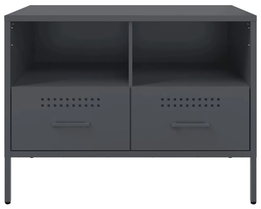 Móvel de TV 68x39x50,5 cm aço antracite