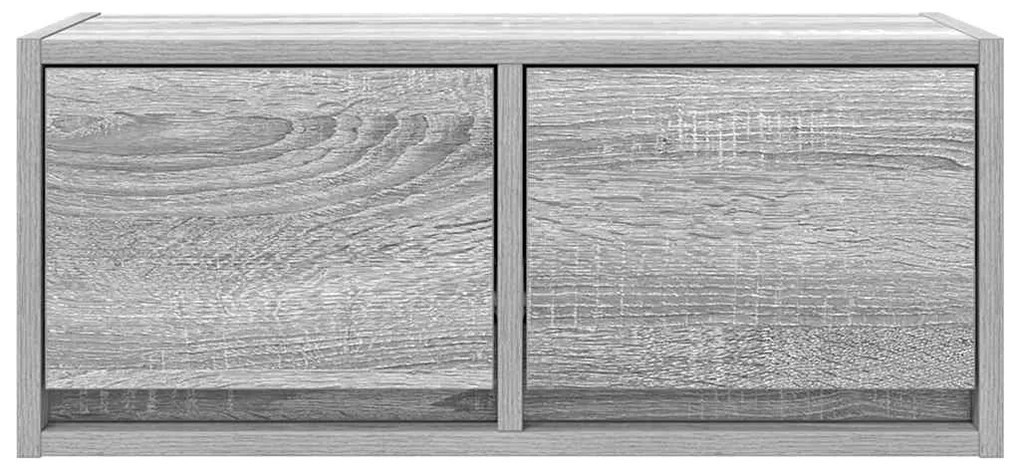 Móvel de TV 60x31x25,5 cm derivados de madeira cinzento sonoma