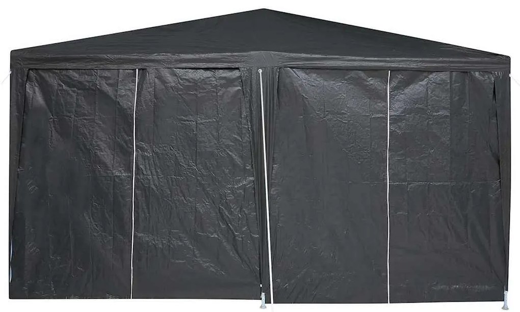 Tenda de Festa com 8 Laterais Antracite 4x4 m PE