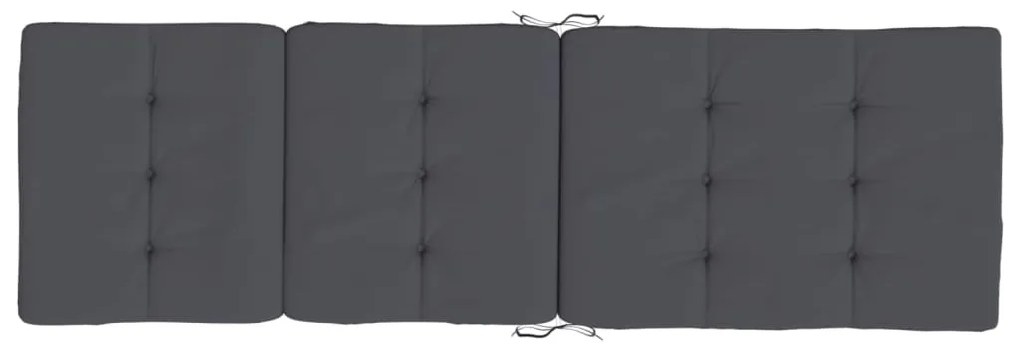 Almofadões p/ cadeira de terraço 2 pcs tecido oxford antracite