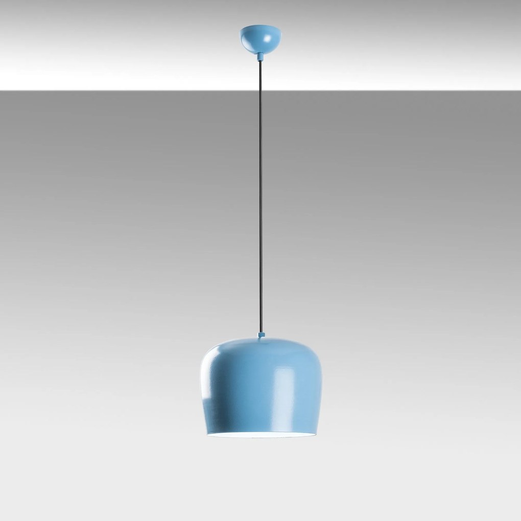 Candeeiro Yozgat – Azul Claro – Ø23 h:18 cm
