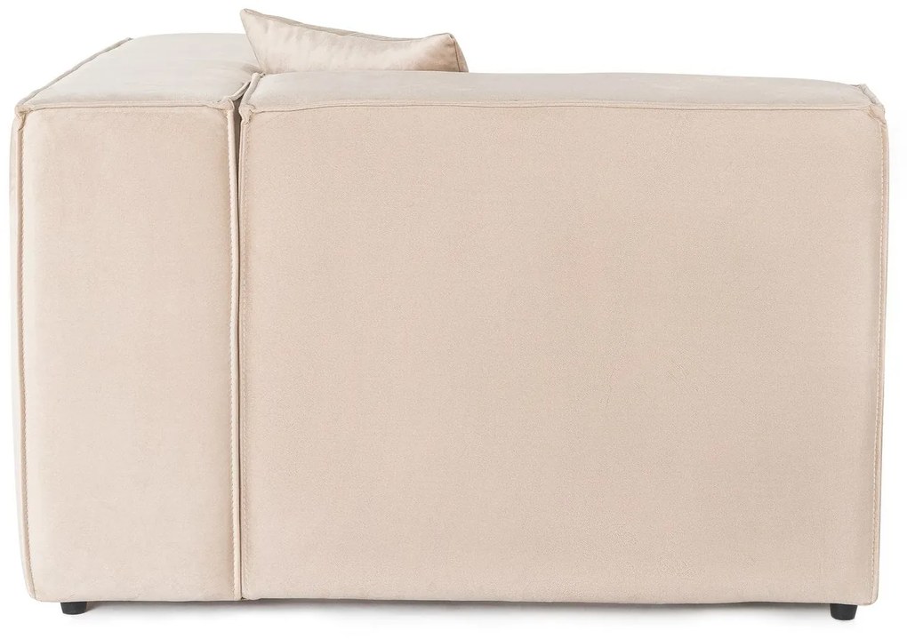 Sofá de 1 Lugar Lora – Creme – 110x108x65 cm