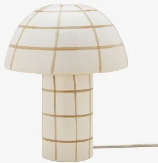 Candeeiro De Mesa Em Cerâmica Kisvea Tapioca Bege - Castanho Moka - Sklum