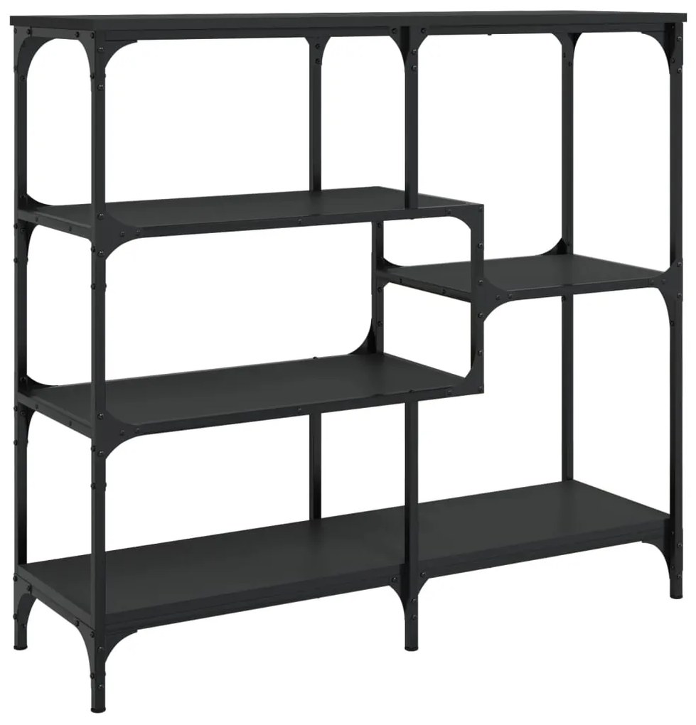 Mesa consola 103x32x95 cm derivados de madeira preto