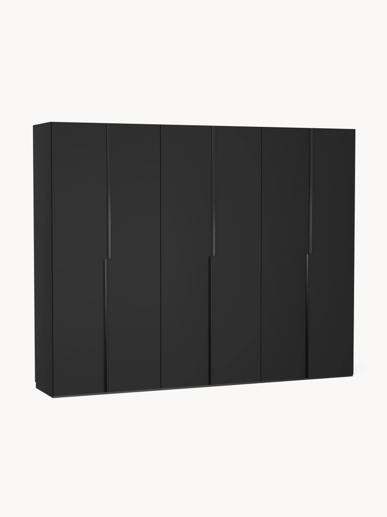 Roupeiro modular com portas articuladas Leon, L 300 cm, vários tamanhos