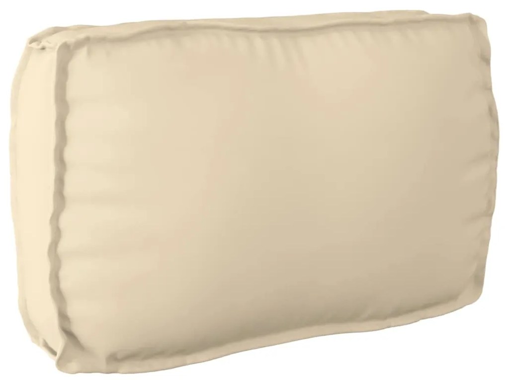 vidaXL Cojin de Pallet para Encosto Bege 70x40x12 cm Tecido Oxford