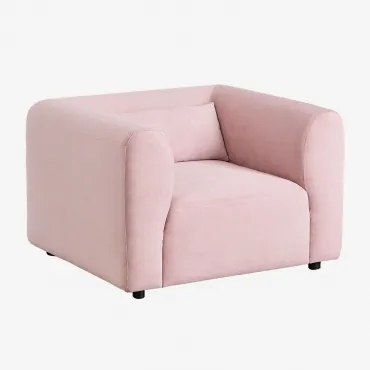Poltrona Estofada Fogler Bombazina Rosa Vinho - Sklum