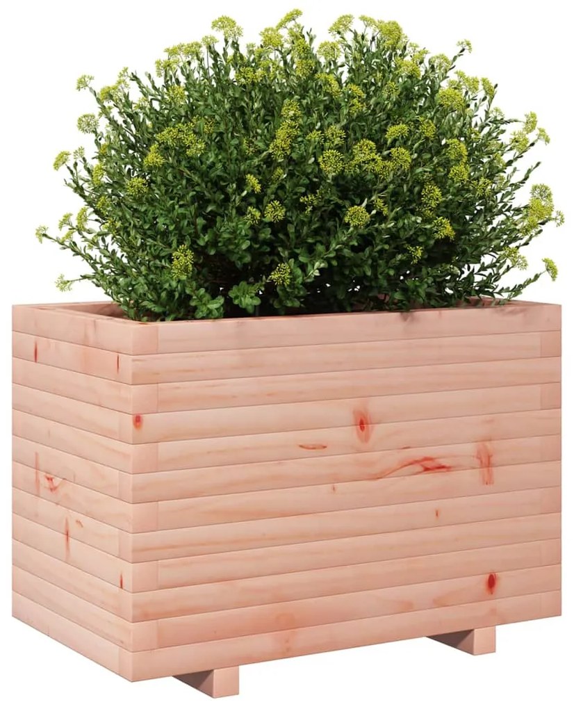 Vaso/floreira de jardim 70x40x49,5 cm madeira de douglas maciça