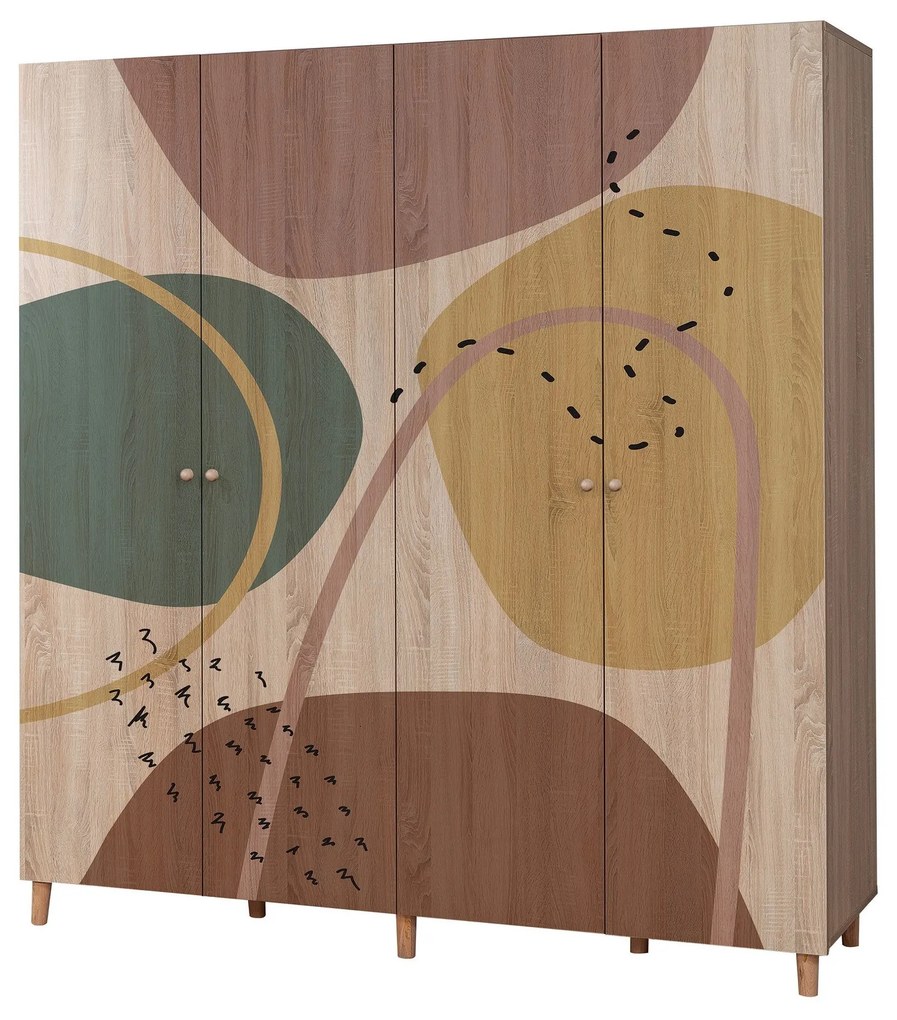 Roupeiro Loni – Sonomo – 180 cm x 192 cm x 52 cm