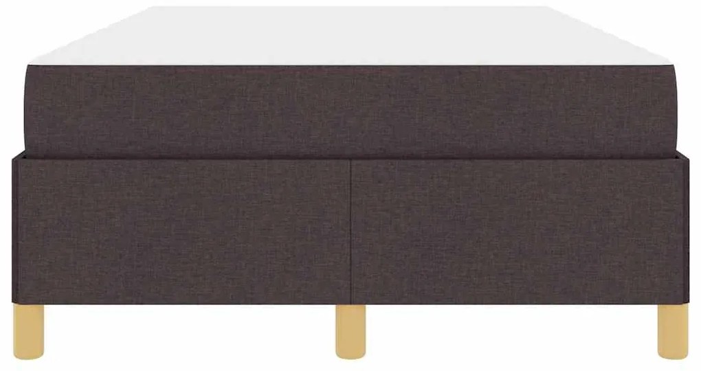 Cama Box Outros Marrom Escuro e Branco 120 x 190 cm tecido