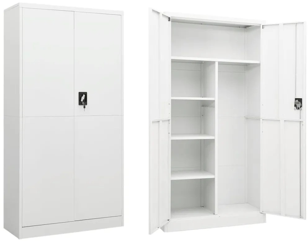 Cacifo 90x40x180 cm aço branco