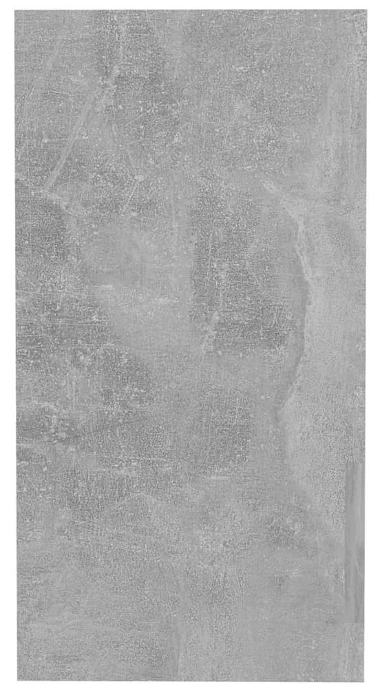 Mesa de apoio 50x26x50 cm contraplacado cinzento cimento