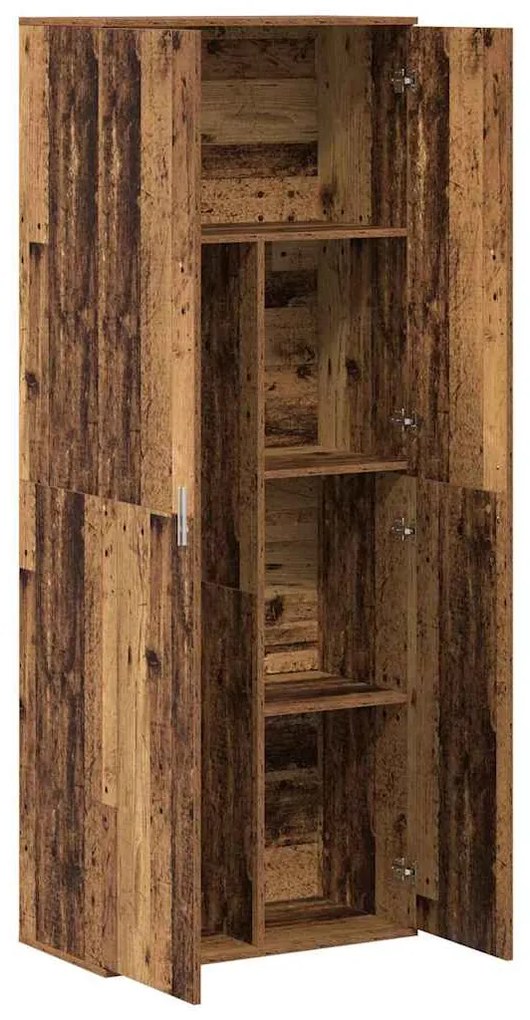 Highboard Madeira Velha 70x35x180 cm Madeira Engenharia