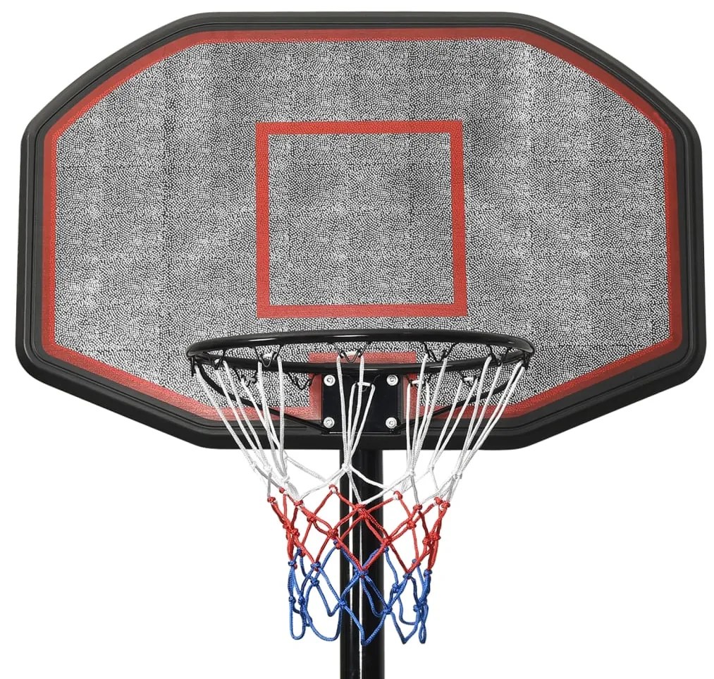 Tabela de basquetebol 258-363 cm polietileno preto