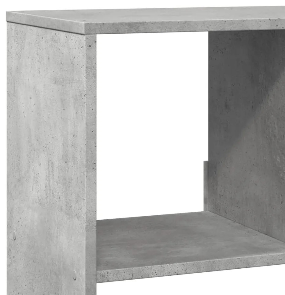 Estante 100x33x156,5 cm derivados de madeira cinzento cimento