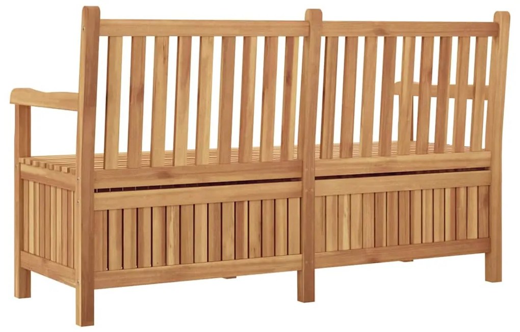 Banco de Armazenamento para Jardim Castanho 150 x 60 x 90 cm