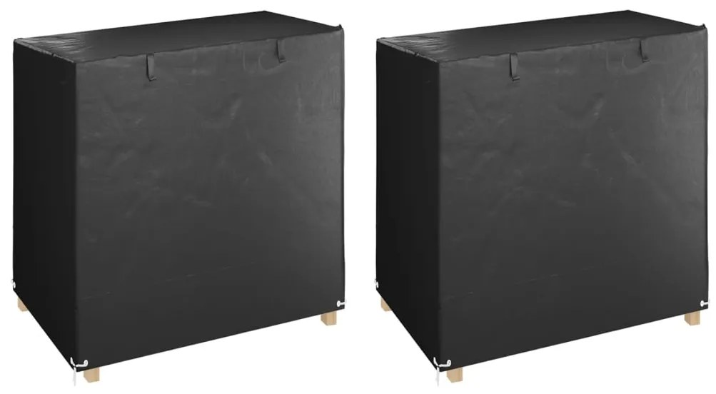 Capas p/ banco baloiço 2 pcs 8 ilhós 125x90x135/165 polietileno