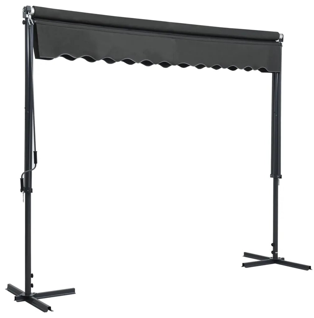 Toldo de pé 300x300 cm antracite