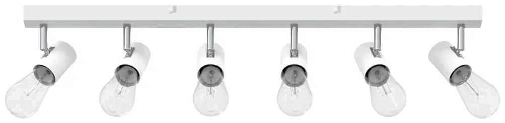 Spotlight de Teto 6 Vias Ajustáveis Branco E27