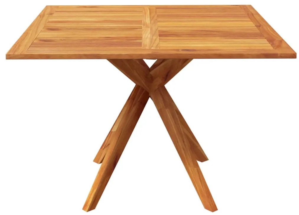 Mesa de jardim 110x110x75 cm madeira de acácia maciça