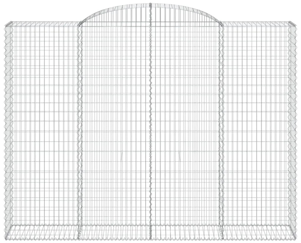 Cestos gabião arqueados 5pcs 300x50x220/240cm ferro galvanizado