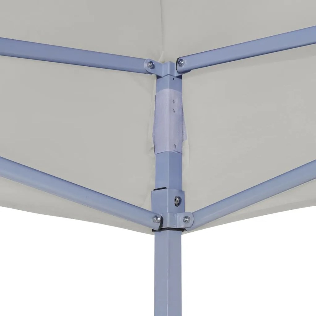 Tenda dobrável profissional para festas 2x2 m aço creme