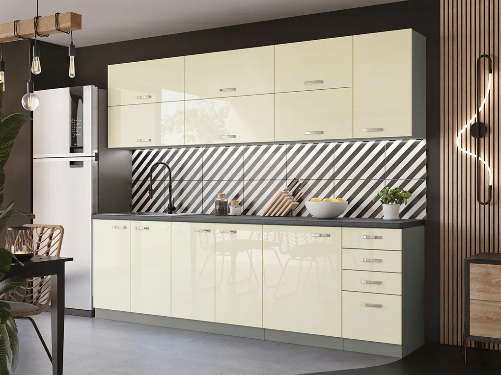 Conjunto de cozinha modular Multi Cream 123